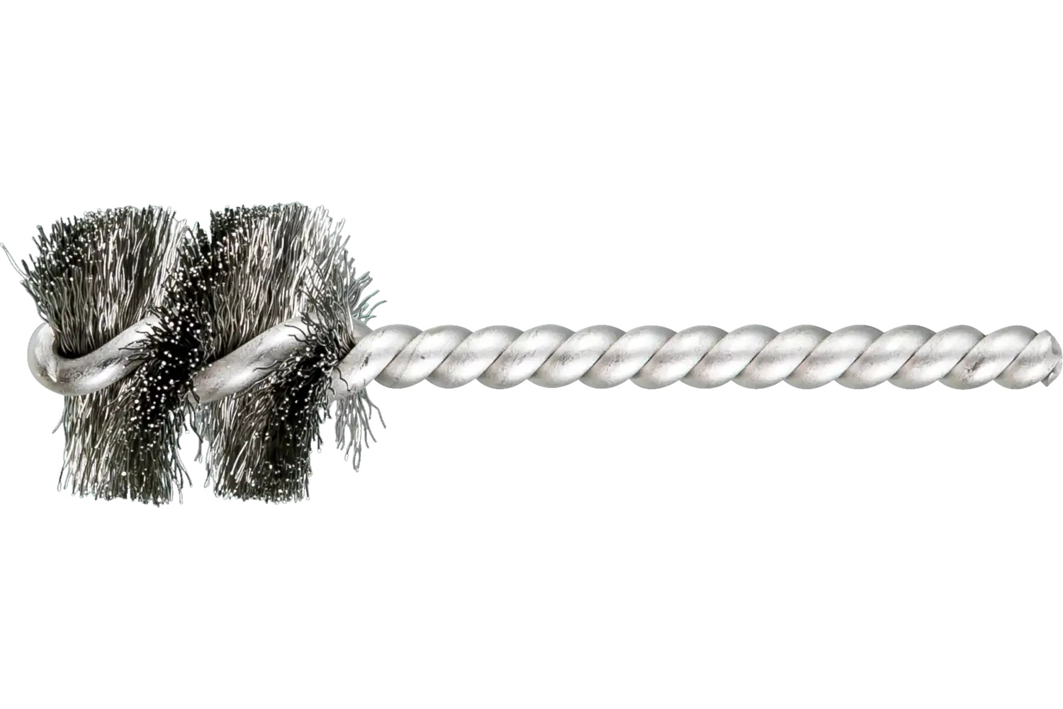 Show details for Pferd Power Tube Brush 1" Dia. .008 Stainless Steel Wire 1/4" Stem Ss/Ss Picture of Pferd Power Tube Brush 1" Dia. .008 Stainless Steel Wire 1/4" Stem Ss/Ss